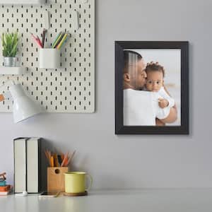 Grooved 6 in. x 8 in. Black Picture Frame