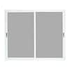 96 in. x 80 in. White Sliding Ultimate Security Patio Screen Door with Meshtec Screen