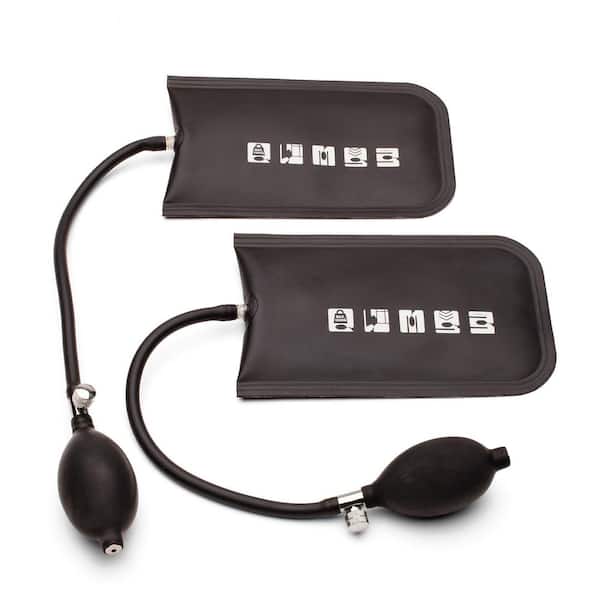 Air Wedge Bag 2-Pack-7. 5x4. 5in Rubber Air Shim Inflatable Wedge Alignment Tool for Lifting and Leveling