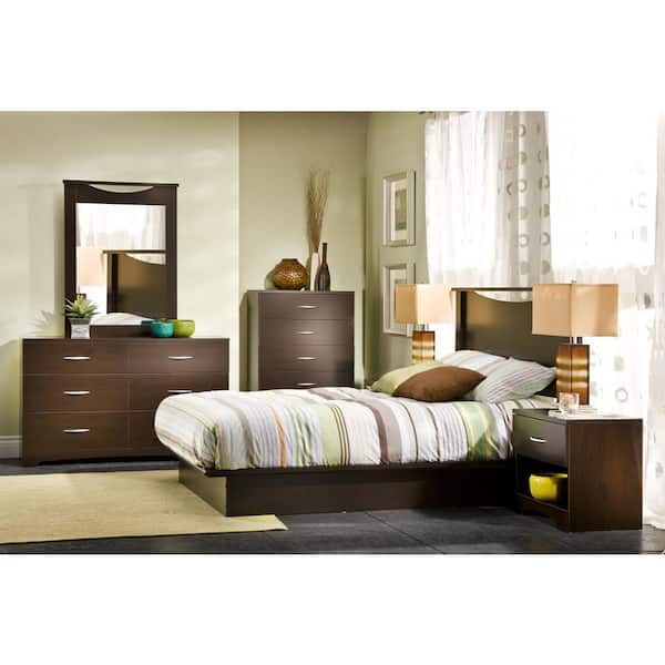 South shore step one deals full platform bed