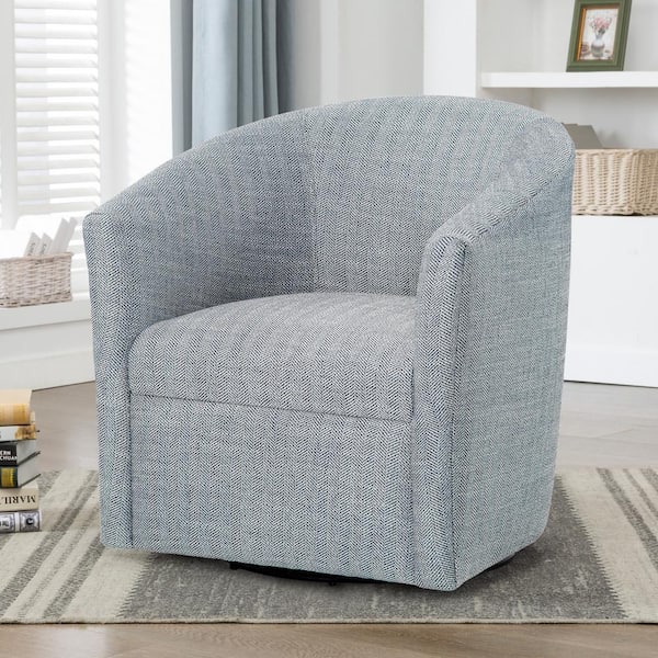 Unbranded Lynton Indigo Swivel Chair