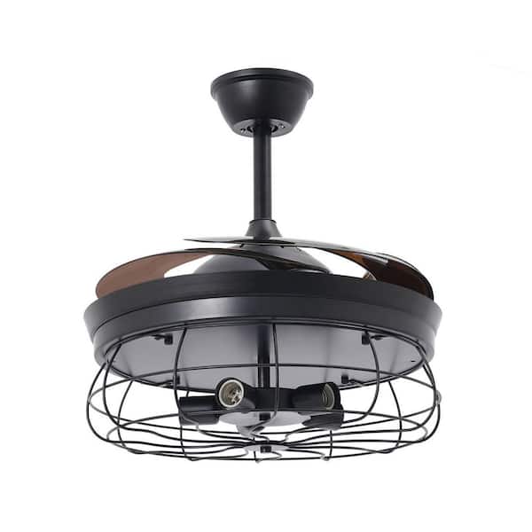 その他 FUN OUKANING 42 in. 5-Light Indoor Black Industrial Retro Cage