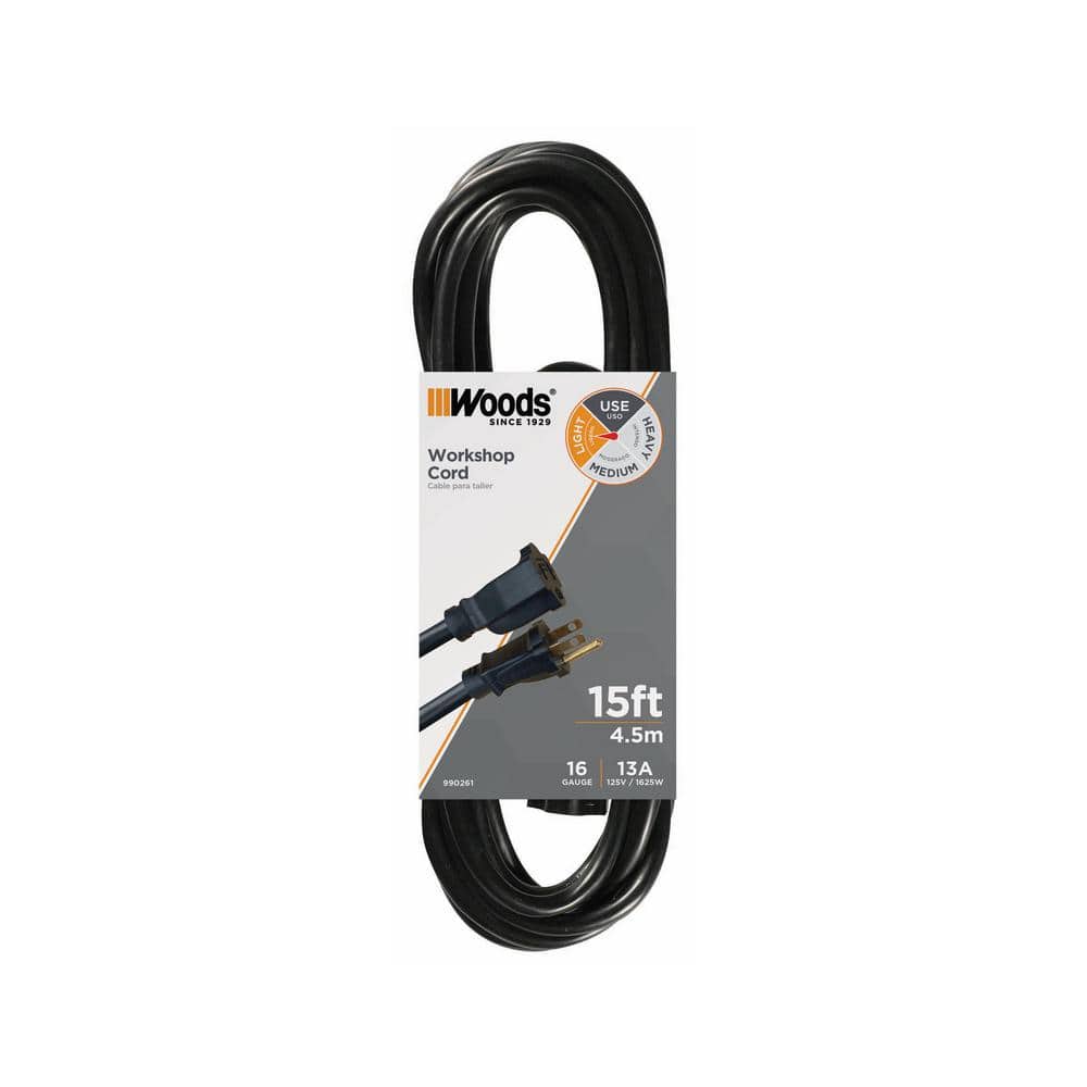 15 ft. 16/3 SJTW Outdoor Light-Duty Extension Cord price history on PriceWatchPro