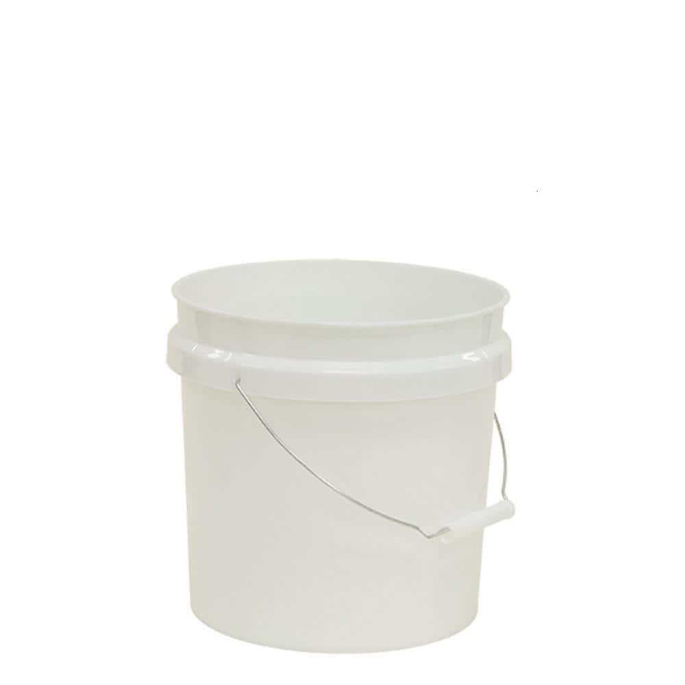 United Solutions 5 Gallon Bucket Heavy Duty Plastic Bucket Comfortable Handle Easy to Clean Perfect for on The Job Home Improvement or Household