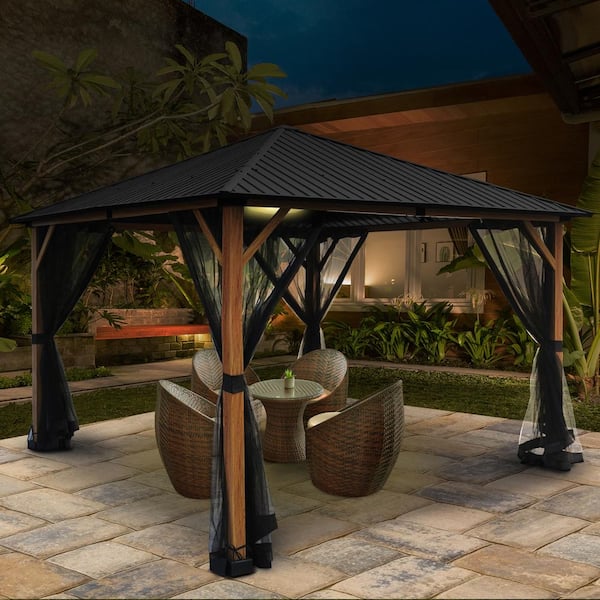 Metal Outdoor Patio Gazebo with 