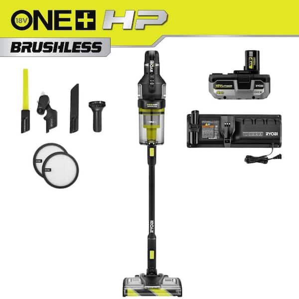 ONE+ HP 18V Brushless Cordless Advanced WHISPER Series Stick Vacuum Kit with Stick Vac Filters (2-Pk)