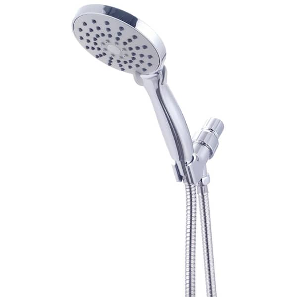 OLYMPIA P-4335 3-Spray Settings Wall Mount Handheld Shower Head 1.75 GPM in Polished Chrome