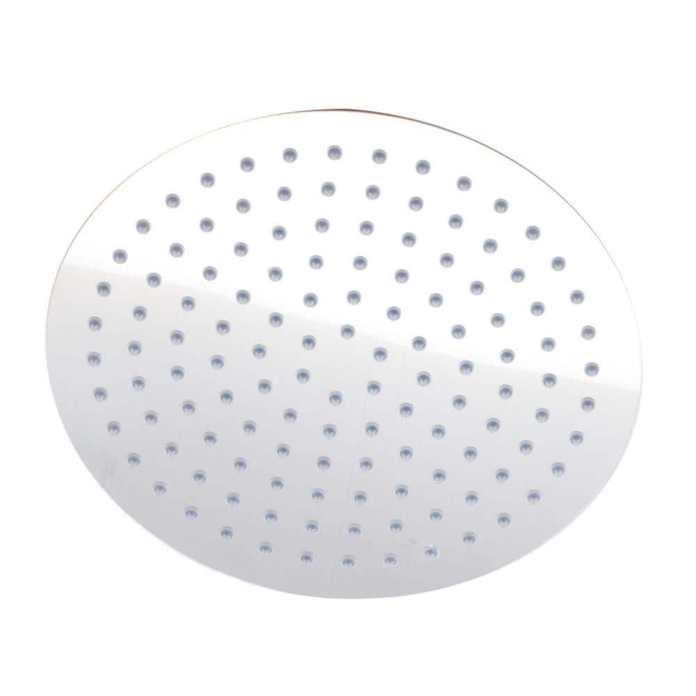 Ultra Thin Round Stainless Steel Rain Shower Head, 12-inch