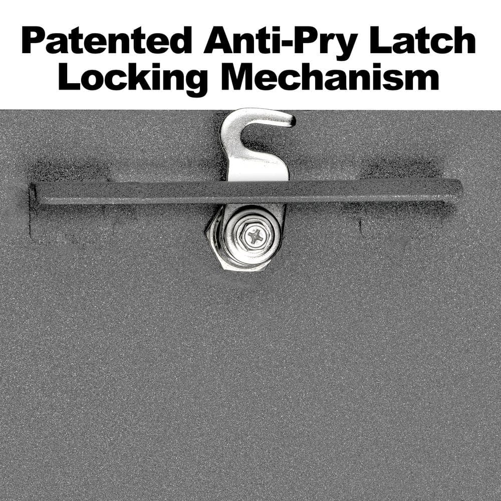 Granite Steel Lockable Wall-Mount Security Mailbox
