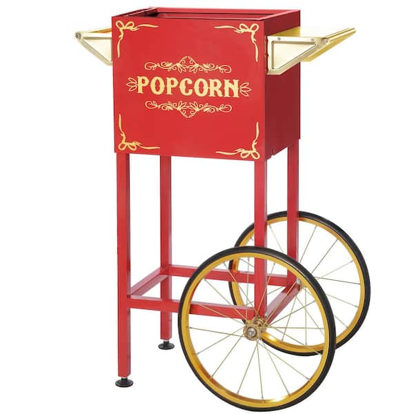 4 oz. - 8 oz. Red Popcorn Machine Replacement Stand / Cart