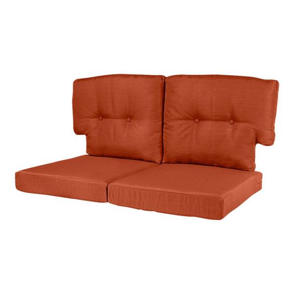 hampton bay loveseat replacement cushions