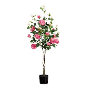 4 ft. Artificial Rose Tree