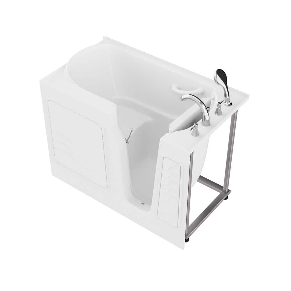 Universal Tubs HD Series 29 in. x 52 in. Right Drain Quick Fill WalkIn Soaking Bathtub in White