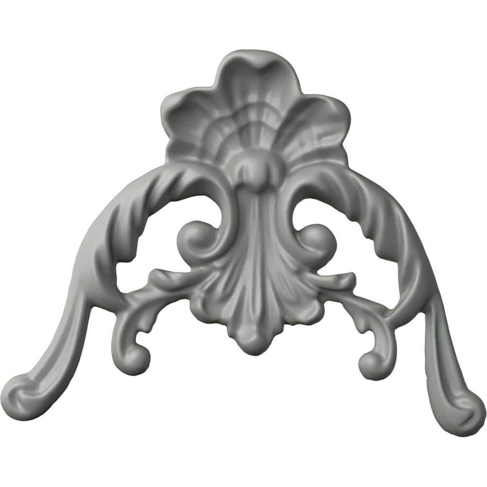 Ekena Millwork 3/4 in. x 4-3/4 in. x 5-7/8 in. Polyurethane Shell Onlay ...