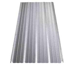 Gibraltar Building Products 16 Ft. Sm-rib Galvanized Steel 29-gauge 