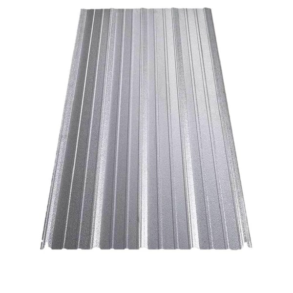 Gibraltar Building Products 16 ft. SM-Rib Galvanized Steel 29-Gauge Roof/Siding Panel