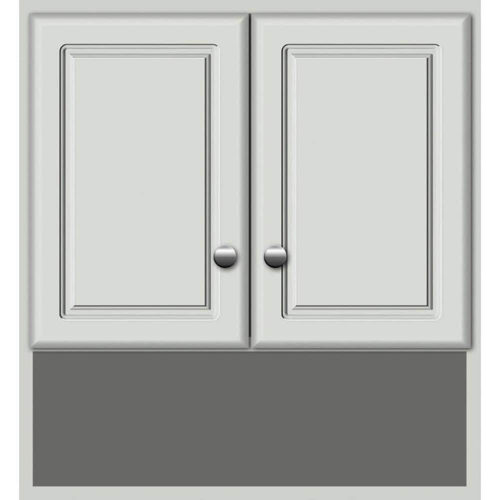 Ultraline 24 in. W x 8.5 in. D x 26 in. H Simplicity Wall Cabinet/Toilet Topper/Over the John in Dewy Morning price history on PriceWatchPro