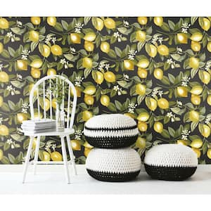 Lemon Zest Peel and Stick Wallpaper (Covers 28.29 sq. ft.)