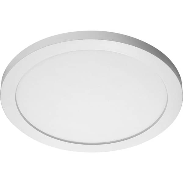 Satco Blink Plus 15 in. 1-Light White LED Flush Mount