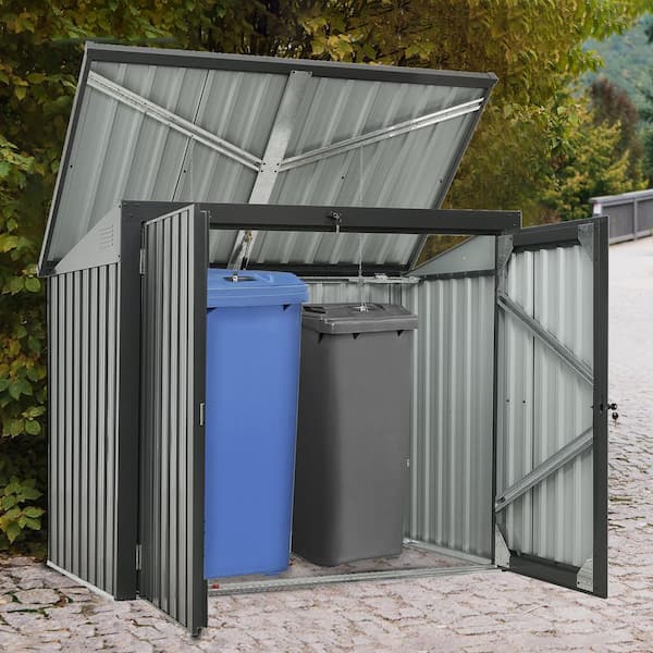 ECOCHIC SPACES INC Outdoor Garbage Bin Shed 62.25 in. W x 40 in. D