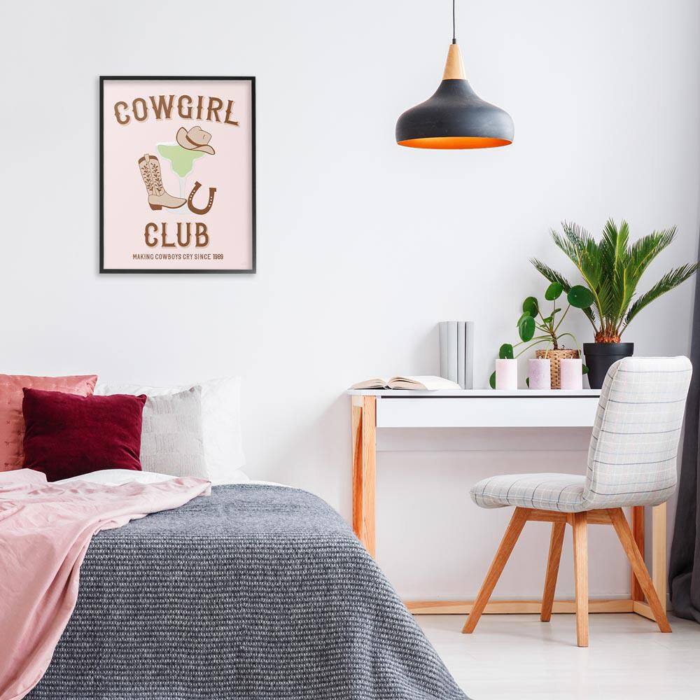 Cowgirl Club Accessories by Natalie Carpentieri Black Framed Typography Giclee Art Print 30 in. x 24 in. price history on PriceWatchPro