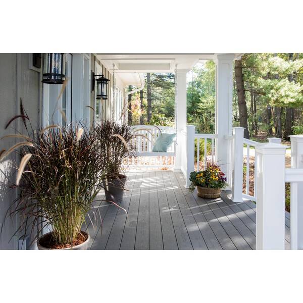 TimberTech Composite Terrain 5/4 in.x6 in.x20 ft. Square Silver