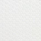 Ivy Hill Tile Bliss Edged Penny Vintage White 11.49 in. x 12.32 in ...