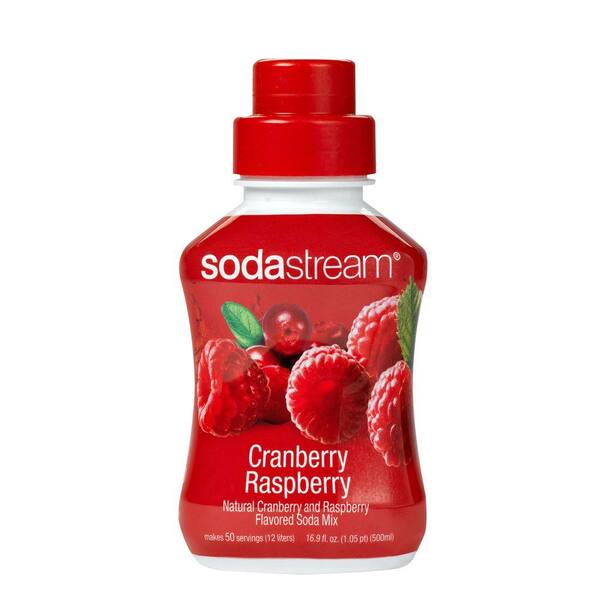 SodaStream 500ml Soda Mix - Cranberry-Raspberry (Case of 4)-DISCONTINUED