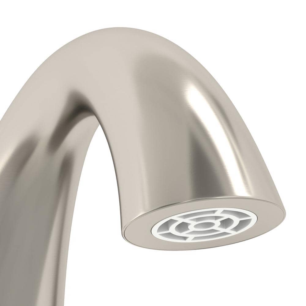 Builders Brushed Nickel 2-Handle Deck-Mount Roman Tub Faucet