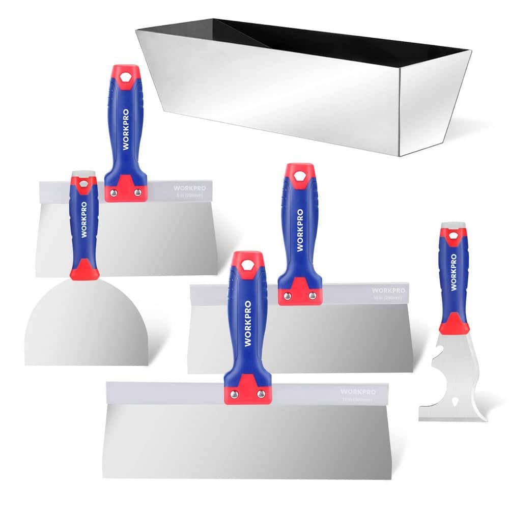 8 in 1 Stainless Steel Paint Scraper Knife for Repairing Drywall, Applying Putty (4-Pack) price history on PriceWatchPro