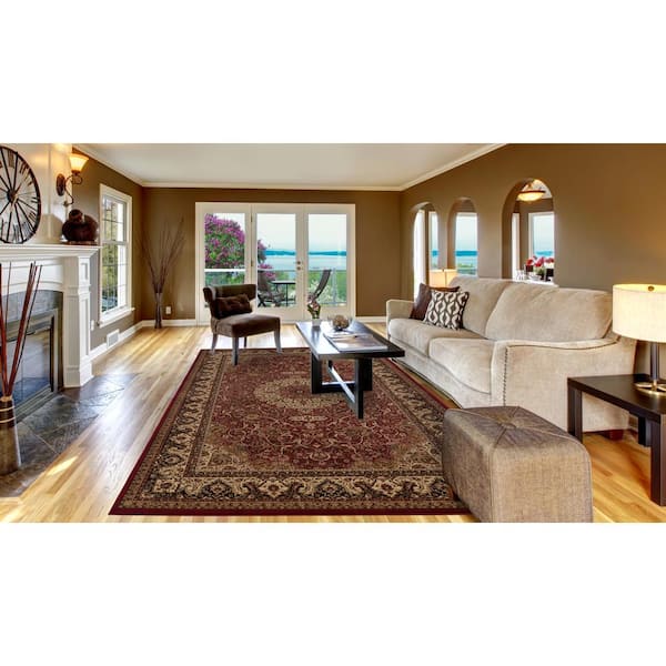 Persian Classics Isfahan Red 2 ft. x 3 ft. Area Rug