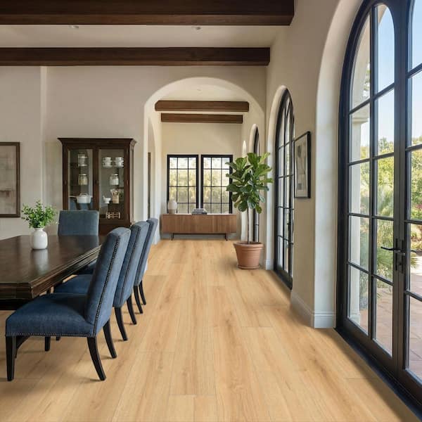 Mistwood 22 MIL 9 in. W x 60 in. L Waterproof Click-Lock Blonde Rigid Core Vinyl Floor Plank (22.54 sq. ft. /Case)
