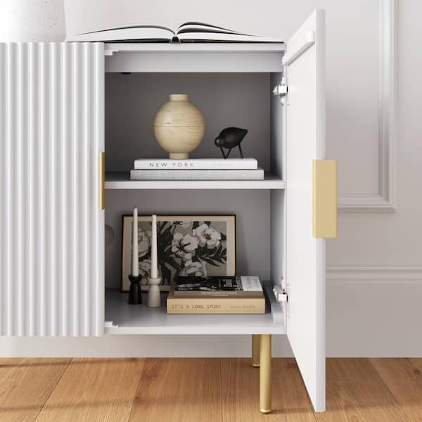 Nathan James Jasper 31 in. Warm Pine Modern Wood Sideboard Accent Storage  Cabinet with Doors, for Kitchen, Living or Dining Room 71801 - The Home  Depot