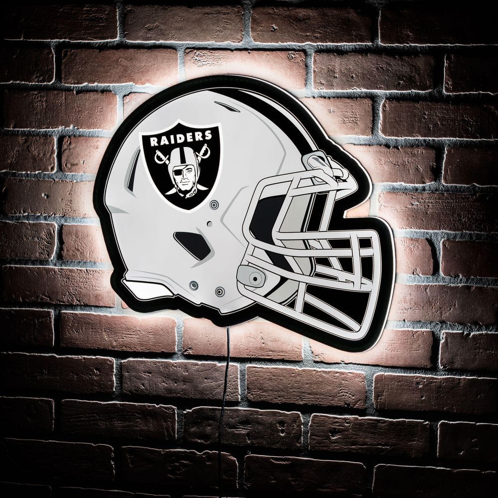 Evergreen Las Vegas Raiders Round 23 in. Plug-in LED Lighted Sign  8LED3822RD - The Home Depot