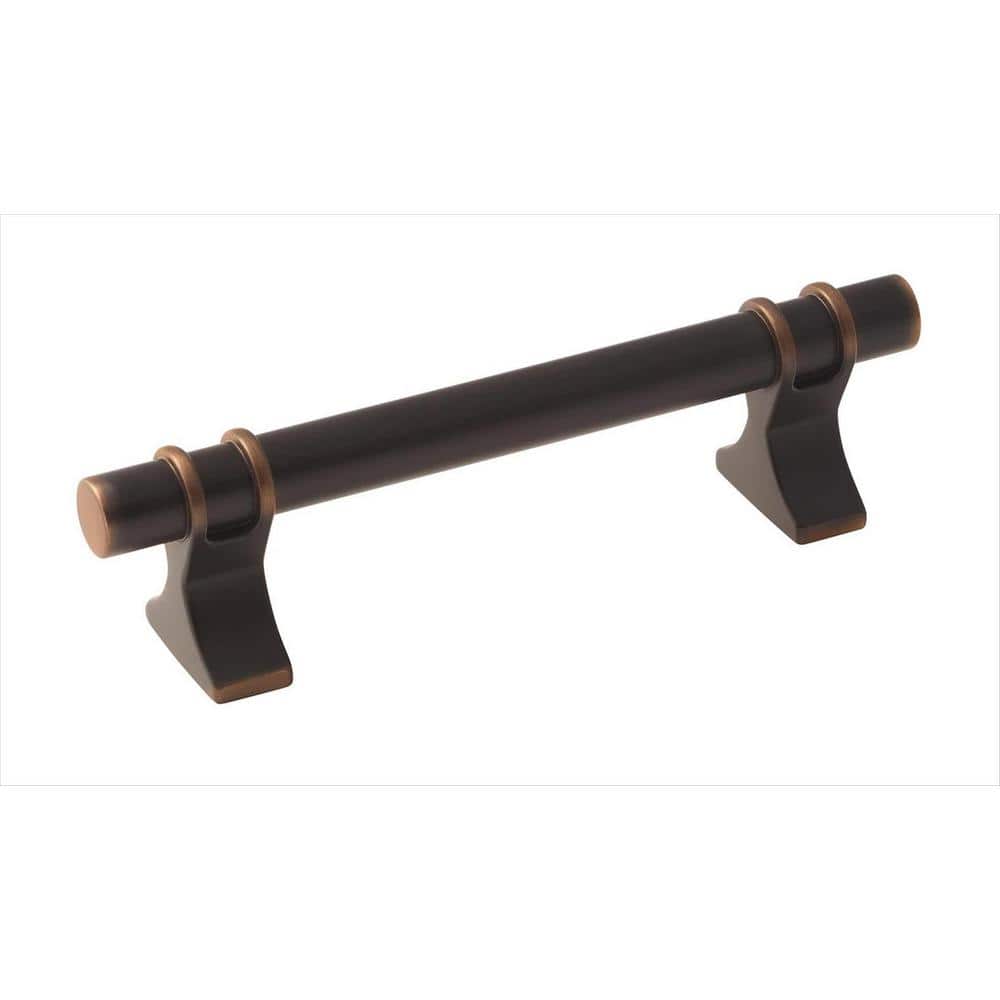 Davenport 3-3/4 in. (96mm) Classic Oil-Rubbed Bronze Bar Cabinet Pull