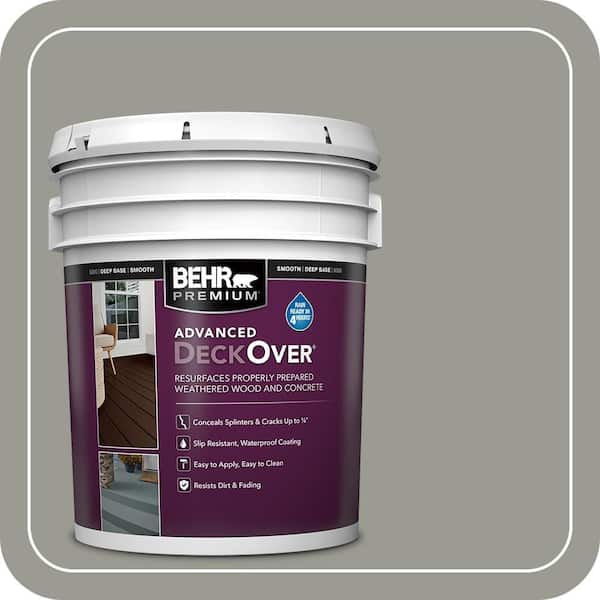 5 gal. #SC-143 Harbor Gray Smooth Solid Color Exterior Wood and Concrete Coating