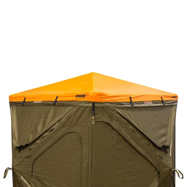Unbranded Blaze Orange Safety Cap, For Use With R30 Permanent Hub Blind, Safety During Hunting, Blaze Orange, CBA700