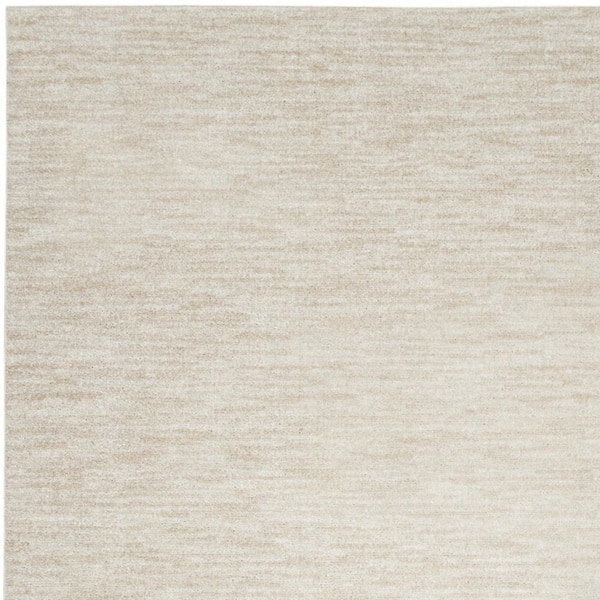 Beige, Ivory 8 ft. x 10 ft. Woven Polypropylene Indoor/Outdoor Area Rug