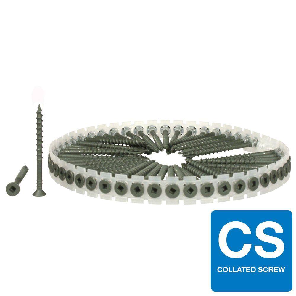 Senco DuraSpin Collated Screw 8 x 3/4 In. Decking 08D175W The Home Depot
