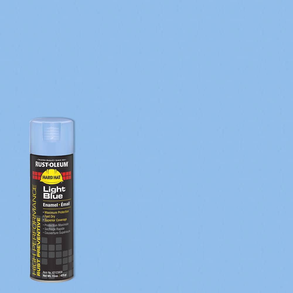 Rust-Oleum Professional 15 oz. Rust Preventative Gloss Light Blue Spray ...