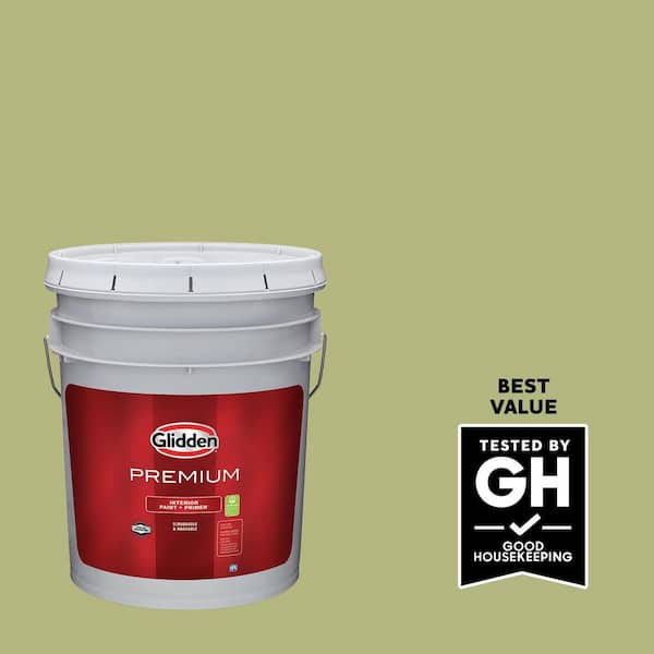 Glidden Premium 5 gal. PPG1119-5 Fancy Flirt Satin Interior Latex Paint