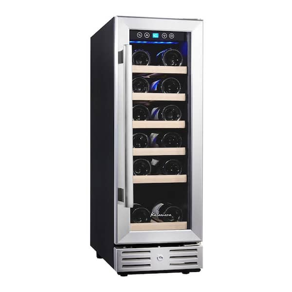 Kalamera 12 in. Built-in 18 Bottle Wine Cooler with Touch Control