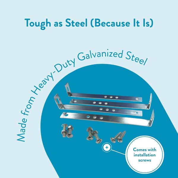 Metal Mounting Brackets, Stainless Steel