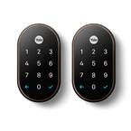 Nest x Yale Lock - Tamper-Proof Smart Deadbolt Lock with Nest Connect 2-Pack - Oil Rubbed Bronze