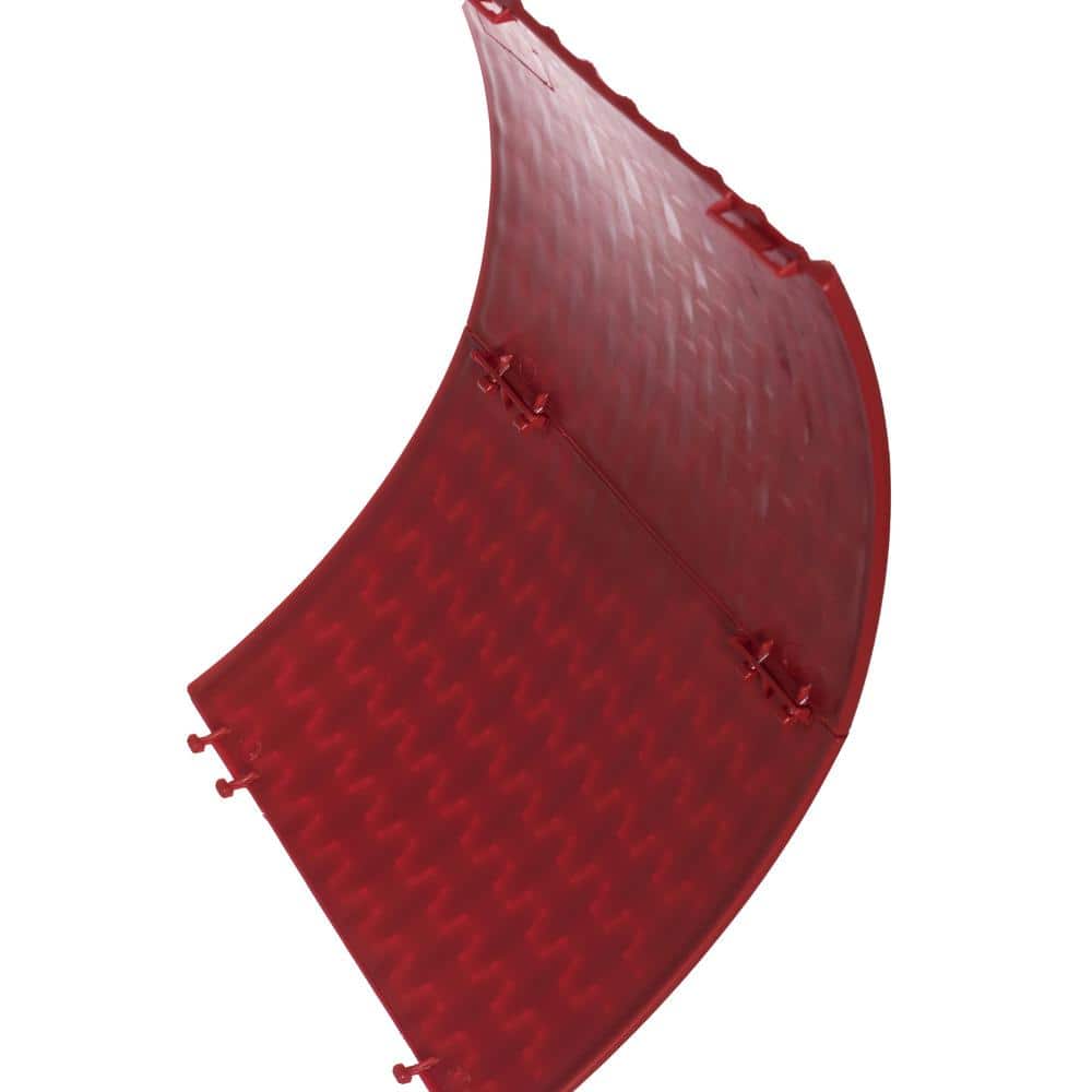 Large Red Rattan Christmas Tree Skirt