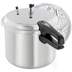 Barton 8 qt. Aluminum Stovetop Pressure Cooker Pot with Steam