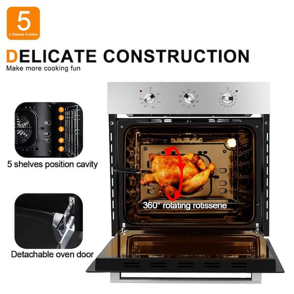  23 L Mini Oven,Electric Oven 1300 W Adjustable