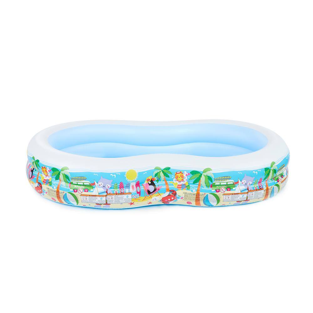 Intex 8.6ft x 5.25ft Inflatable Ocean Side Swimming Pool