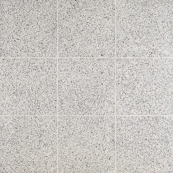 Ivy Hill Tile Raleigh Tan Square 16.14 in. x 16.14 in. Polished Terrazzo Floor and Wall Tile (3.61 sq. ft. / Case)