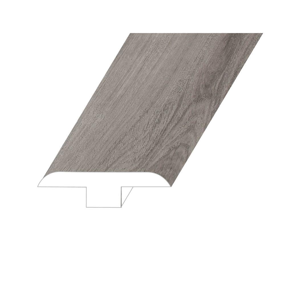 Invicta Keystone Grey 0.5 in. Thick x 1.8 in. Wide x 94.5 in. Length Vinyl T-Molding price history on PriceWatchPro